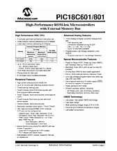 DataSheet PIC18C801 pdf